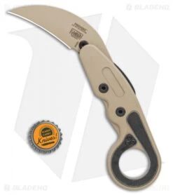 CRKT Provoke Kinematic Morphing Karambit Folding Knife (2.4" Desert Sand) 9 CRKT Provoke Kinematic Morphing Karambit Folding Knife (2.4" Desert Sand) -Crkt Shop CRKT Provoke Kinematic Morphing Karambit Folding Knife 2.4in Desert Sand 4040DS BHQ 113912 LS Bottlecap