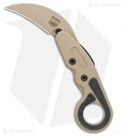 CRKT Provoke Kinematic Morphing Karambit Folding Knife (2.4" Desert Sand) 1 CRKT Provoke Kinematic Morphing Karambit Folding Knife (2.4" Desert Sand)