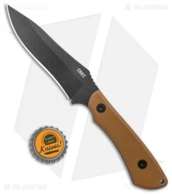 CRKT Ramadi Fixed Blade Knife Coyote G-10 (4.4" Black) 7 CRKT Ramadi Fixed Blade Knife Coyote G-10 (4.4" Black) -Crkt Shop CRKT Ramadi Fixed Blade Coyote G 10 Handle Black BHQ 138977 jr bottlecap