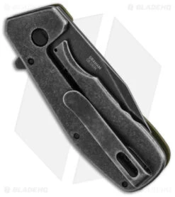 CRKT Graham Razelcliffe Frame Lock Knife OD Green G-10 (2.4" Black Stonewash) -Crkt Shop CRKT Razecliffe OD G10 Black Blade BHQ 140696 td side