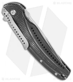 CRKT Ripple Liner Lock Knife Black Aluminum (3.125" Satin) K415KXP 6 CRKT Ripple Liner Lock Knife Black Aluminum (3.125" Satin) K415KXP -Crkt Shop CRKT Ripple Liner Lock Knife Black Aluminum 3.125 Satin K415KXP BHQ 11407LS Side