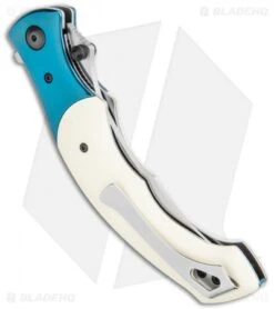 CRKT Ritual Spring Assisted Knife Ivory Micarta (4.5" Satin) 7471 -Crkt Shop CRKT Ritual SA Ivory Micarta Satin 7471 BHQ 119367 jr side