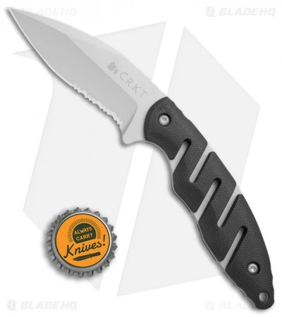 CRKT Ryan Plan B Fixed Blade Knife Zytel (2.8" Bead Blast Serr) 2813 4 CRKT Ryan Plan B Fixed Blade Knife Zytel (2.8" Bead Blast Serr) 2813 - Image 4