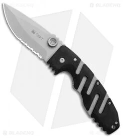 CRKT Ryan Seven Liner Lock Knife (3.375" Bead Blast Serr) 6813