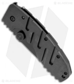 CRKT Ryan Seven Liner Lock Knife Black (3.375" Black Serr) 6813K -Crkt Shop CRKT Ryan Seven LL Black Black Serr 6813K BHQ 75698 jr spine
