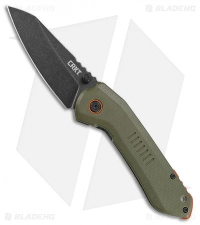 CRKT Schwarz Overland Frame Lock Knife OD Green G10 (2.99" Stonewash) 6280 1 CRKT Schwarz Overland Frame Lock Knife OD Green G10 (2.99" Stonewash) 6280