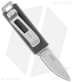 CRKT Scribe Fixed Blade Knife Black GRN (1.8" Stonewash) 2425 -Crkt Shop CRKT Scribe Fixed Blade Black GRN SW 2425 BHQ 119327 jr spine