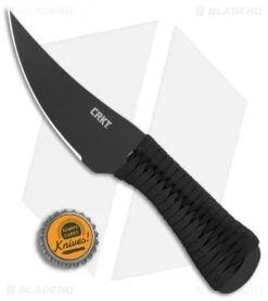 CRKT Scrub Tactical Fixed Blade Knife (3.75" Black) 2712 -Crkt Shop CRKT Scrub Tactical Black 2712 BHQ 76694 jr bottlecap