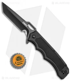 CRKT Septimo "Forged By War" Liner Lock Knife Black (3.62" Black) 7050 -Crkt Shop CRKT Septimo Forged By War LL Black Black 7050 BHQ 71243 jr bottlecap