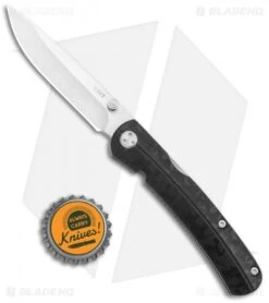 CRKT Steigerwalt Kith Front Lock Knife Black GRN (3" Satin) 6433 -Crkt Shop CRKT Steigerwalt Kith Front Lock Black GRN Satin 6433 BHQ 126214 jr bottlecap