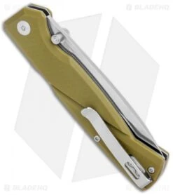 CRKT Steigerwalt Kova Front Lock Knife OD Green GFN (3.5" Satin) 6434 6 CRKT Steigerwalt Kova Front Lock Knife OD Green GFN (3.5" Satin) 6434 -Crkt Shop CRKT Steigerwalt Kova Front Lock OD Green GRN Satin 6434 BHQ 126215 jr side