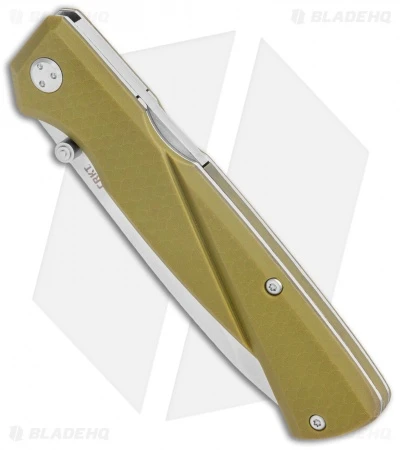CRKT Steigerwalt Kova Front Lock Knife OD Green GFN (3.5" Satin) 6434 2 CRKT Steigerwalt Kova Front Lock Knife OD Green GFN (3.5" Satin) 6434 - Image 2