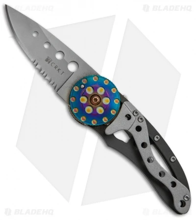 CRKT Van Hoy Snap Fire Folding Knife (2.3" Bead Blast Serr) 5011 1 CRKT Van Hoy Snap Fire Folding Knife (2.3" Bead Blast Serr) 5011