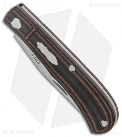 CRKT Rogers Venandi Slip Joint Knife Black/Brown G-10 (3.1" Bead Blast) 2 CRKT Rogers Venandi Slip Joint Knife Black/Brown G-10 (3.1" Bead Blast) - Image 2