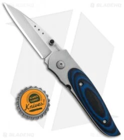 CRKT Viele Mini Wasp Liner Lock Knife Black/Blue G-10 (2.5" Bead Blast) 8001 -Crkt Shop CRKT Viele Mini Wasp LL Black Blue G 10 BB 8001 BHQ 85976 jr bottlecap