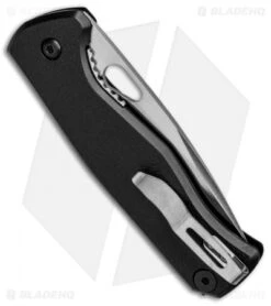 CRKT Voxnaes HVAS Field Strip Knife Black GRN (3.3" Satin) 2817 -Crkt Shop CRKT Voxnaes HVAS Field Strip Black GRN Satin 2817 BHQ 76673 jr side