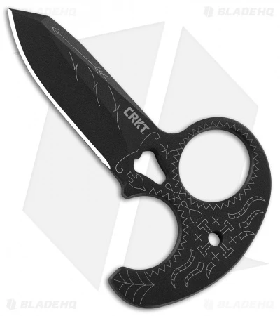 CRKT Tecpatl "Forged By War" Fixed Blade Push Dagger (3.3" Black) 2261 1 CRKT Tecpatl "Forged By War" Fixed Blade Push Dagger (3.3" Black) 2261
