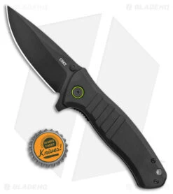 CRKT Schwarz Dextro Liner Lock Knife Black G10 (3.18" Black) -Crkt Shop CRKt Schwarz Dextro LL Black Black BHQ 178674 jr bottlecap