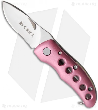 CRKT McGinnis Shrimp Frame Lock Knife Pink (1.75" Satin) 1183 1 CRKT McGinnis Shrimp Frame Lock Knife Pink (1.75" Satin) 1183