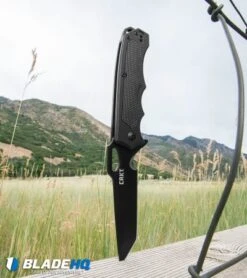 CRKT Septimo "Forged By War" Liner Lock Knife Black (3.62" Black) 7050 -Crkt Shop crkt Septimo 7050 BHQ 71243 dl