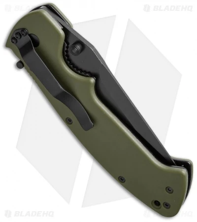 CRKT Crawford Kasper Liner Lock Knife OD Green Zytel (3.75" Black) 6773KOD 3 CRKT Crawford Kasper Liner Lock Knife OD Green Zytel (3.75" Black) 6773KOD - Image 3