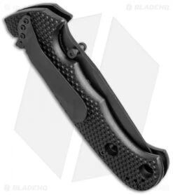 CRKT Hammond Cruiser Liner Lock Knife (3.75" Black Serr) 7914KN -Crkt Shop crkt hammond cruiser 7914kn side cm