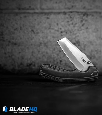 CRKT Folding Razel Folder Liner Lock Knife Micarta (3.13" Satin) 4030 5 CRKT Folding Razel Folder Liner Lock Knife Micarta (3.13" Satin) 4030 - Image 5