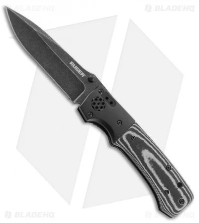 CRKT Ruger Knives All-Cylinders Liner Lock Knife G-10 (4" Black SW) R2001K 1 CRKT Ruger Knives All-Cylinders Liner Lock Knife G-10 (4" Black SW) R2001K