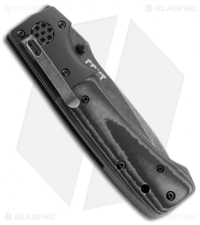 CRKT Ruger Knives All-Cylinders Liner Lock Knife G-10 (4" Black SW Serr) R2002K 2 CRKT Ruger Knives All-Cylinders Liner Lock Knife G-10 (4" Black SW Serr) R2002K - Image 2