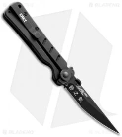 CRKT Shizuka Noh Ken Frame Lock Knife G-10 (3.75" Black) 2926 -Crkt Shop crkt shizuka noh ken feature 2926 back