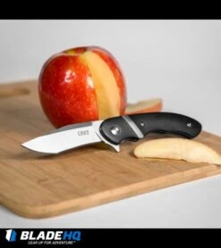 CRKT Philip Booth Snarky Recurve Liner Lock Flipper Knife (3.25" Satin) 7280 -Crkt Shop crkt snarky recurve 7280 BHQ 71233 apple dl