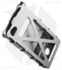 CRKT INoxCase 2 Stainless Steel IPhone 4/4S Case (Silver) INOX4S2 -Crkt Shop inox phone case inox4s2 back